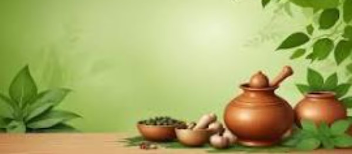 Ayurvedic clinic ambiance